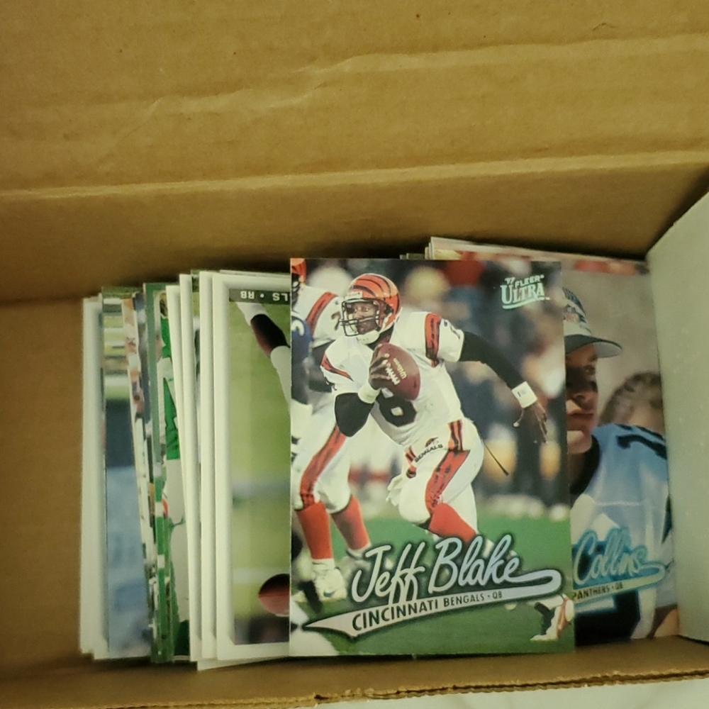 Several Boxes of 90 Random NFL Cards